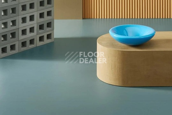 Линолеум Marmoleum Decibel on Order 337735 North Sea blue фото 1 | FLOORDEALER